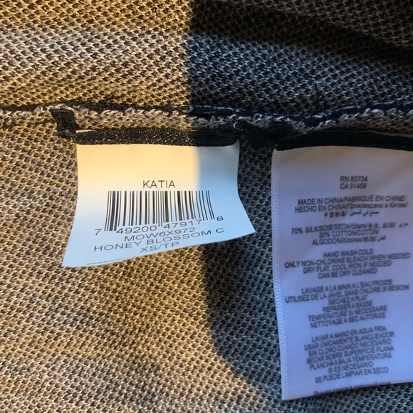 BCBG patterned wool dress XS - Picture 3 of 4